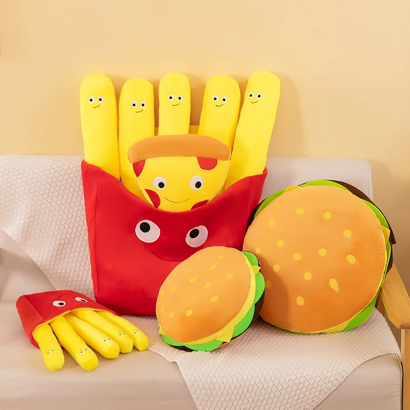 Food Snacks For Kids - البطاطس المقلية همبرغر ألعاب من نسيج