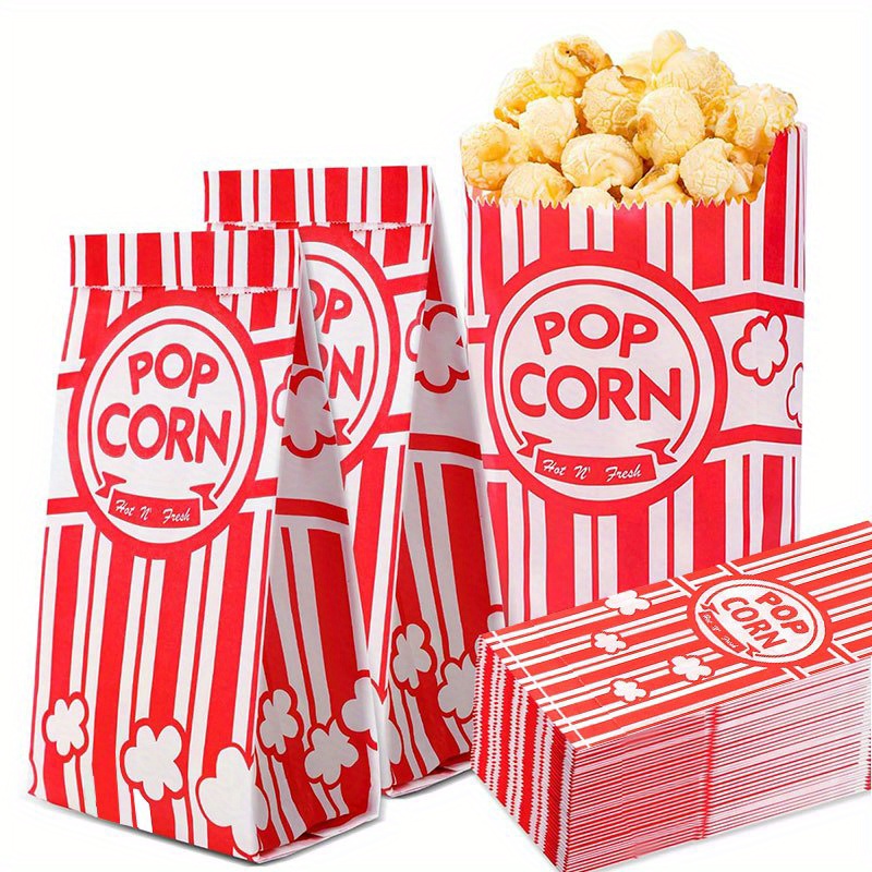 Food Snacks For Party - 20/50 قطعة أكياس الفشار الفردية، أكياس