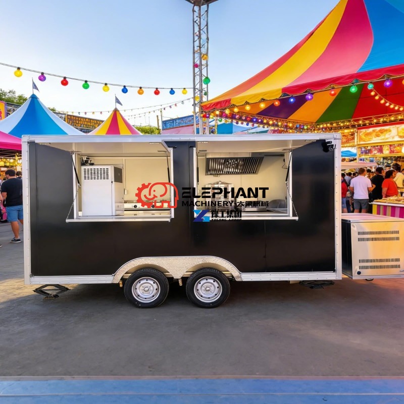 Food Snacks Catering - مقطورة طعام متنقلة متعددة الوظائف من
