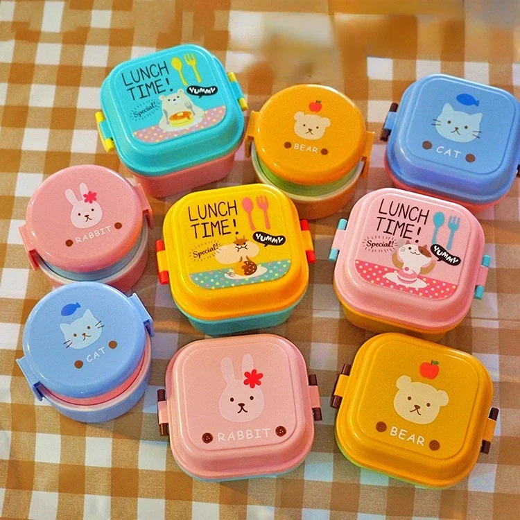 لطيف الكرتون كيتي بينتو علب ال - مراجعة Food Snacks For Kids وسعره